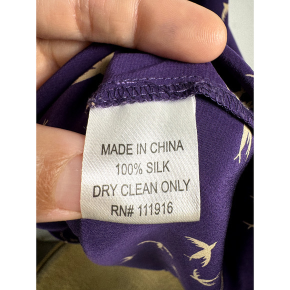 Yumi Kim Purple Silk Sweetheart Preppy Hipster Sparrow Sleeveless Mini Dress - Picture 7 of 12